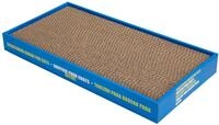 Catit Kratzpappe fuer Katzen, Kratzbrett aus Pappe, mit Katzenminze, breit, 46 x 22 x