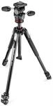Manfrotto MK190X3-3W Aluminium-Stativ Kit mit 3-Wege Fluid-Kopf &ndash; 3-teiliges