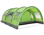 CampFeuer Zelt Relax6 f&uuml;r 6 Personen | 5000 mm Wassers&auml;ule | Gr&uuml;n/Grau | Variables