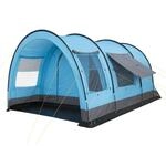 CampFeuer Zelt Relax6 f&uuml;r 6 Personen | 5000 mm Wassers&auml;ule | Hellblau/Grau 