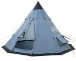 CampFeuer Tipi Zelt Spirit f&uuml;r 4 Personen | 3000 mm Wassers&auml;ule | Grau 