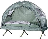 Semptec Urban Survival Technology Zeltbett: 4in1-Zelt mit Feldbett, Sommer-Schlafsack