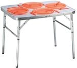 Camp Active Klapptisch - H&ouml;henverstellbare Tischf&uuml;&szlig;e - Ultraleicht aus Aluminium -