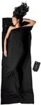 Cocoon Merinoschlafsack Travel Sheet - Merinowolle, Schwarz