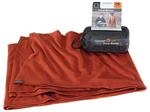 Cocoon Travel Blanket Merinowolle/Seide - Dark Terracotta