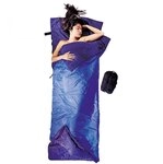 Cocoon Silk Tropic Reiseschlafsack, 213 x 81 cm, K&ouml;nigsblau