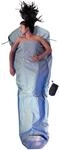 Cocoon MummyLiner Mumienschlafsack, Baumwolle, Cactus Blue, 241 x 90/56 cm