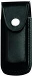 Herbertz Messer Etui - schwarzes Leder - eingeschnittene Schlaufe - f&uuml;r Messer mit