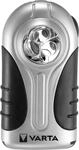 VARTA Taschenlampe LED inkl. 3x AAA Batterien, Silver Light, Taschenleuchte mit Ring