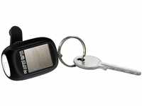 PEARL Solar Schlüsselanhänger: Mini-Solar-LED-Taschenlampe mit zusätzlichem...