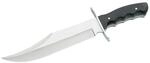 Herbertz Erwachsene Bowie-Messer, AISI 420, Klinge 25 cm, Pakkaholz, Lederscheide,