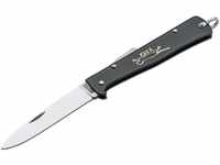 Otter 01OT002 Mercator-Messer aus Stahl in der Farbe Schwarz - Klinge 19,50 cm