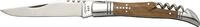 Balad&eacute;o Taschenmesser Laguiole Classic mit Korkenzieher, Olivenholz, 1432620