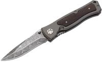 B&ouml;ker Leopard-Damast II Taschenmesser, Grau