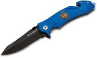 Magnum Unisex Knive Air Force Rescue Messer, Blau, Einheitsgr&ouml;&szlig;e EU