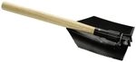 HP-Autozubeh&ouml;r 13600 Klappstapten mit Holzgriff, klappbar mit Schutztasche Schwarz