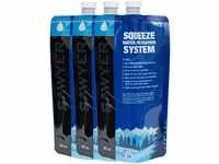 SAWYER Unisex Set Faltbare Trinkbeutel Squeeze Wasserfilter, 3 x 1L SP113, 32 oz