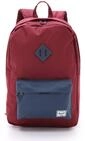Herschel Heritage Backpack Classics Rucksack, 21 Liter, Windsor Wine/Navy