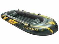 Intex Schlauchboot mit Ruder und Angelhalterung Boot Seahawk 3 phthalates Free,
