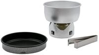 Trangia Spirituskocher Sturmkocher Mini Alu mit Non-Stick Pfanne