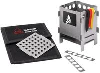 BUSHBOX SET Outdoor-Kocher | Hobo-Kocher | Camping | Holz | Gas | Spiritus | Steckbar