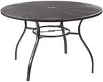 DEMA Streckmetalltisch Metalltisch Gartentisch Tisch rund Las Vegas 120 x 71 cm