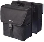 Basil Go Doppelpacktasche f&uuml;r Fahrrad, Schwarz, Einheitsgr&ouml;&szlig;e