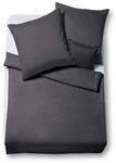 fleuresse 603089 Fb. 1 Flanell-Bettw&auml;sche, 155 x 220 cm, anthrazit