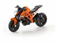 siku 1384, KTM 1290 Super Duke R Motorrad, Metall/Kunststoff, Orange, Bereifung aus