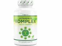 Vitamin B Komplex 500 Tabletten - Alle 8 B-Vitamine in 1 Tablette - Vitamin B1,...