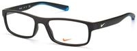 Nike 7090 018 53 Brillengestelle, Schwarz (Matte Black/Crystal Photo)