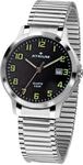 Atrium Herren Armbanduhr Edelstahl Analog Quarz mit Datum Anzeige und Edelstahl