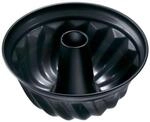 Zenker Gugelhupfform &Oslash; 25 cm BLACK METALLIC, Backform aus Stahlblech, Kuchenform mit