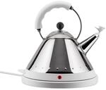 Alessi MG32 W Wasserkessel aus Edelstahl, wei&szlig;