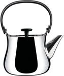 Alessi NF01 Cha Wasserkessel aus Edelstahl gl&auml;nzend poliert, 90 cl, 3.7 x 16.5 x 4.3