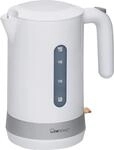 Clatronic Wasserkocher 1,8L mit verdecktem Edelstahlheizelement | Kettle mit