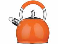 Premier Haushalt Whistling Kettle, 2,4 Liter - Orange
