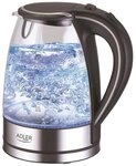 ADLER AD 1225 FO-AD1225 Wasserkocher, Kunststoff, schwarz/transparent