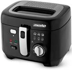 Mesko MS4908 Friteuse mit &ouml;l 2,5 Liter Fett, Elektrische, Klein, Regelbares