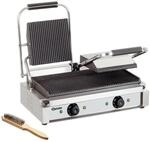 Bartscher Elektro-Doppel-Kontaktgrill, Grillplatten gerillt