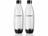 SodaStream Twinpack Fuse Carbonating Bottles, 2 x 1L, Schwarz (Der Artikel ist...