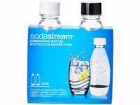 Sodastream 3000047 Flaschen, PET, 0,5 l, Weiß/Schwarz, 2 Stück