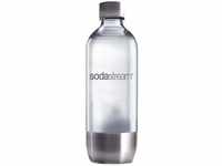 SodaStream - hochwertige 1 Liter PET Flasche mit Edelstahl Boden und Deckel -