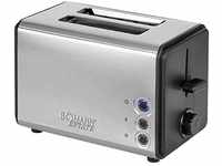 Bomann TA 1371 CB — 2 Scheiben-Toaster, Brötchenaufsatz abnehmbar,