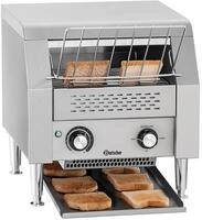 Bartscher Durchlauftoaster DLT150-1 &ndash; Edelstahl, stufenlos regelbar, f&uuml;r bis...