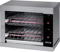 SARO Toaster mit Ober- und Unterhitze &ndash; Edelstahlgeh&auml;use &ndash; Mit Timer &