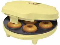Bestron Donut Maker im Retro Design, Mini-Donut Maker für 7 kleine Donuts, inkl.