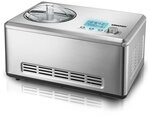 Unold 48876 Eismaschine Nobile - Edelstahl, 180 Watt, 2 Liter, vollautomatischer