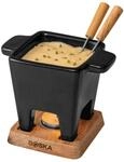 Boska - K&auml;sefondue set klein 2 personen - Nero Tapas Fondue Klein Teelichter - 300
