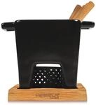 Boska Tapas Fondue Nero L - K&auml;sefonue - Kleines Fondueset - F&uuml;r K&auml;sefondue &
